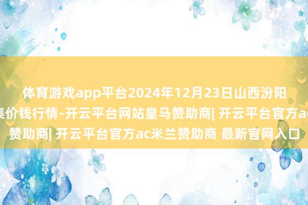 体育游戏app平台2024年12月23日山西汾阳市晋阳农副居品批发市集价钱行情-开云平台网站皇马赞助商| 开云平台官方ac米兰赞助商 最新官网入口